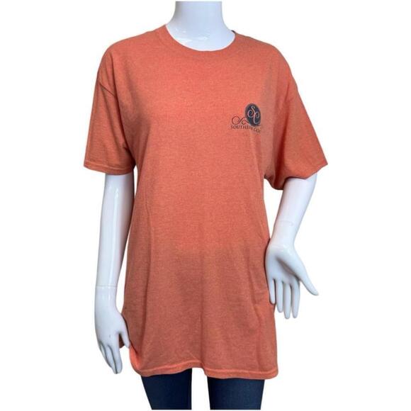 Southern Couture orange t shirt size Large-XL - Picture 1 of 5
